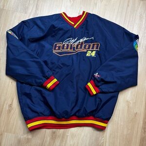 Jeff Gordon Official Licensed Windbreaker Pullover Y2K XXL